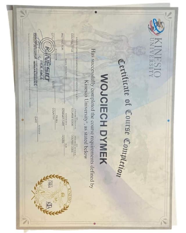 Certyfikat P-DTR — mgr Wojciech Dymek (1)